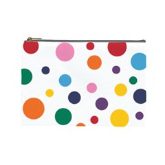 Polka Dot Cosmetic Bag (large)