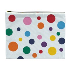 Polka Dot Cosmetic Bag (xl)