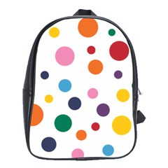 Polka Dot School Bag (large)