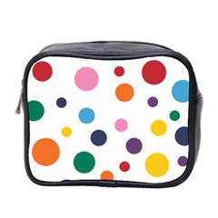 Polka Dot Mini Toiletries Bag (two Sides)