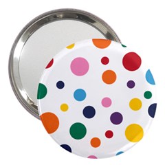 Polka Dot 3  Handbag Mirrors