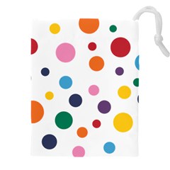 Polka Dot Drawstring Pouch (4xl)