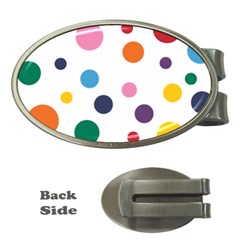 Polka Dot Money Clips (oval)  by 8989