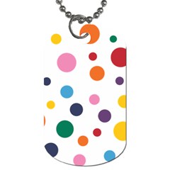 Polka Dot Dog Tag (one Side)