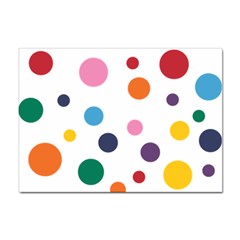 Polka Dot Sticker A4 (10 Pack)