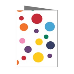 Polka Dot Mini Greeting Cards (pkg Of 8) by 8989