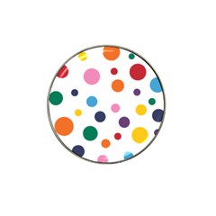 Polka Dot Hat Clip Ball Marker (10 Pack)