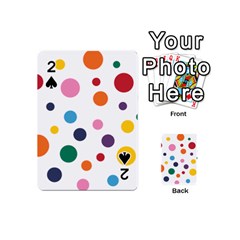 Polka Dot Playing Cards 54 Designs (mini) by 8989