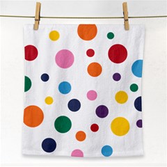 Polka Dot Face Towel