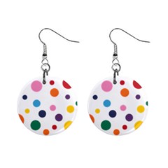 Polka Dot Mini Button Earrings