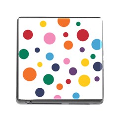 Polka Dot Memory Card Reader (square 5 Slot)