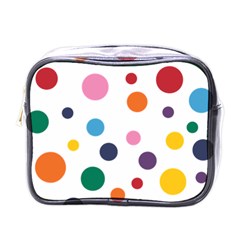 Polka Dot Mini Toiletries Bag (one Side)