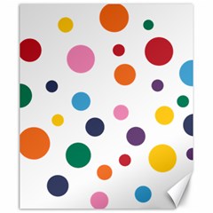 Polka Dot Canvas 20  X 24  by 8989