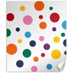 Polka Dot Canvas 20  x 24  19.57 x23.15  Canvas - 1