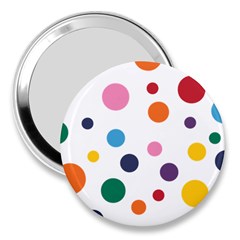 Polka Dot 3  Handbag Mirrors by 8989