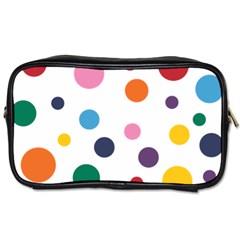 Polka Dot Toiletries Bag (two Sides)