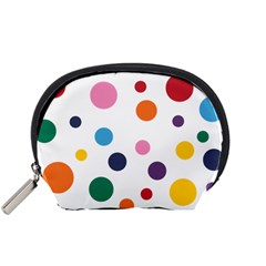 Polka Dot Accessory Pouch (small) by 8989