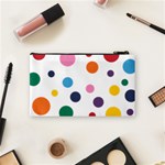 Polka Dot Cosmetic Bag (Small) Back