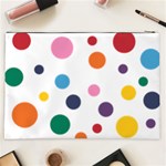 Polka Dot Cosmetic Bag (XXL) Back