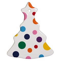 Polka Dot Ornament (christmas Tree) 