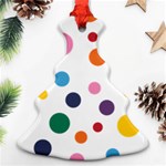 Polka Dot Ornament (Christmas Tree)  Front