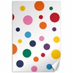 Polka Dot Canvas 12  x 18  11.88 x17.36  Canvas - 1