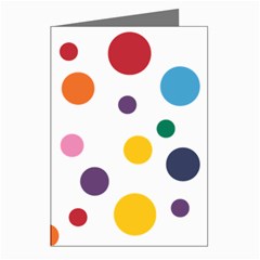 Polka Dot Greeting Cards (pkg Of 8) by 8989