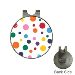 Polka Dot Hat Clips With Golf Markers by 8989