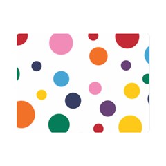 Polka Dot One Side Premium Plush Fleece Blanket (mini)