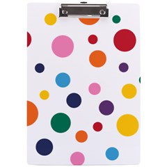 Polka Dot A4 Acrylic Clipboard