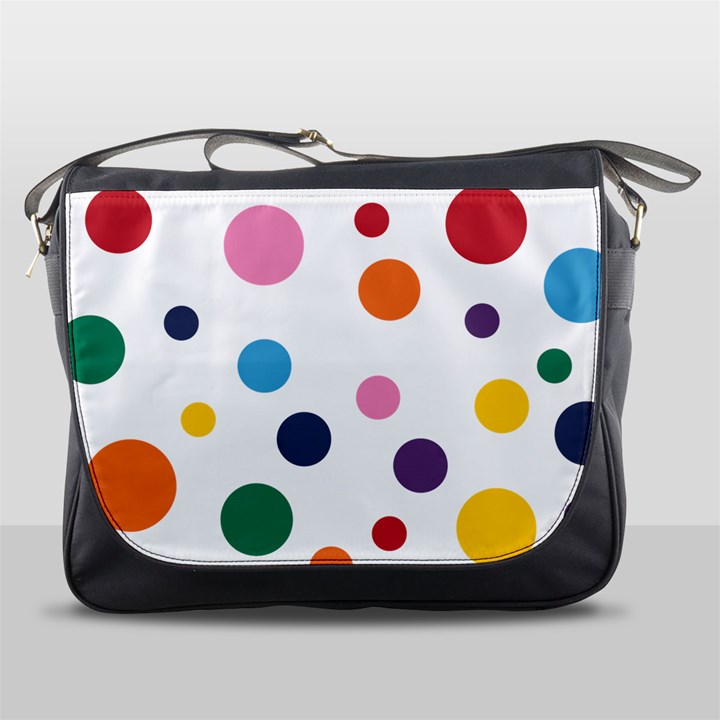 Polka Dot Messenger Bag