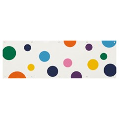 Polka Dot Banner And Sign 12  X 4 