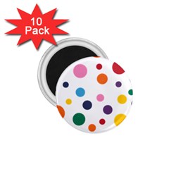 Polka Dot 1 75  Magnets (10 Pack)  by 8989