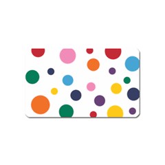 Polka Dot Magnet (name Card)