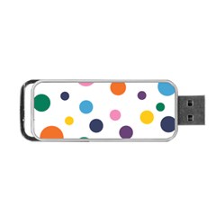 Polka Dot Portable Usb Flash (one Side) by 8989