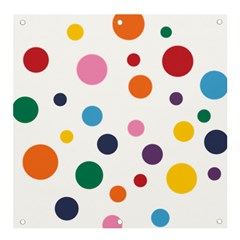 Polka Dot Banner And Sign 4  X 4  by 8989