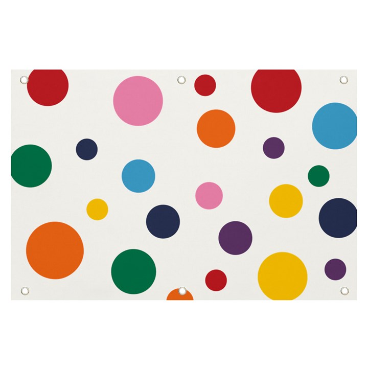 Polka Dot Banner and Sign 6  x 4 