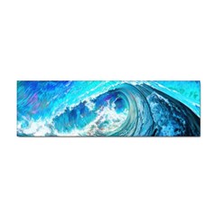 Tsunami Waves Ocean Sea Nautical Nature Water Painting Sticker Bumper (100 Pack) by Ravend