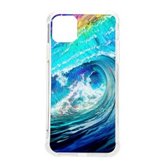 Tsunami Waves Ocean Sea Nautical Nature Water Painting Iphone 11 Pro Max 6 5 Inch Tpu Uv Print Case by Ravend