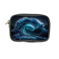 Tsunami Waves Ocean Sea Water Rough Seas 4 Coin Purse by Ravend