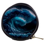 Tsunami Waves Ocean Sea Water Rough Seas 4 Mini Makeup Bag Front