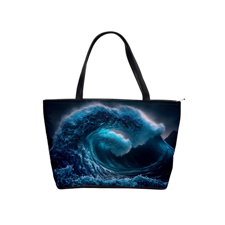 Tsunami Waves Ocean Sea Water Rough Seas 4 Classic Shoulder Handbag