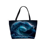 Tsunami Waves Ocean Sea Water Rough Seas 4 Classic Shoulder Handbag Back