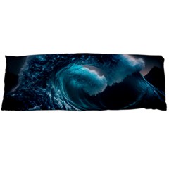 Tsunami Waves Ocean Sea Water Rough Seas 4 Body Pillow Case (dakimakura) by Ravend