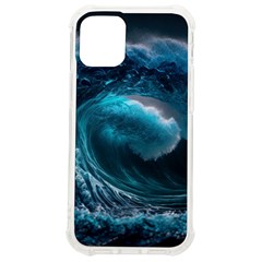 Tsunami Waves Ocean Sea Water Rough Seas 4 Iphone 12 Mini Tpu Uv Print Case	 by Ravend