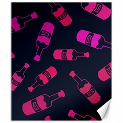 Wine Wine Bottles Background Graphic Canvas 20  X 24  by Ravend