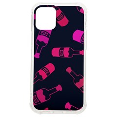 Wine Wine Bottles Background Graphic Iphone 12 Mini Tpu Uv Print Case	