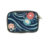 Waves Flowers Pattern Water Floral Minimalist Coin Purse Back