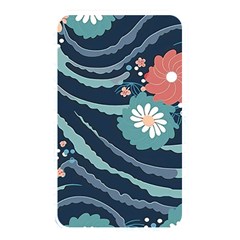 Waves Flowers Pattern Water Floral Minimalist Memory Card Reader (rectangular) by Ravend