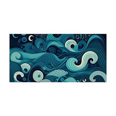 Waves Ocean Sea Abstract Whimsical Abstract Art Yoga Headband by Ravend